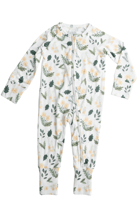 Zip Up Baby Pajamas