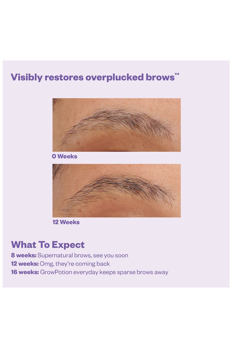 GrowPotion Fluffy Lash + Brow Boosting Serum, Alternate, color, NO COLOR