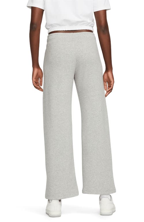Nike Club Fleece Sweatpants In Dark Grey Heather/white