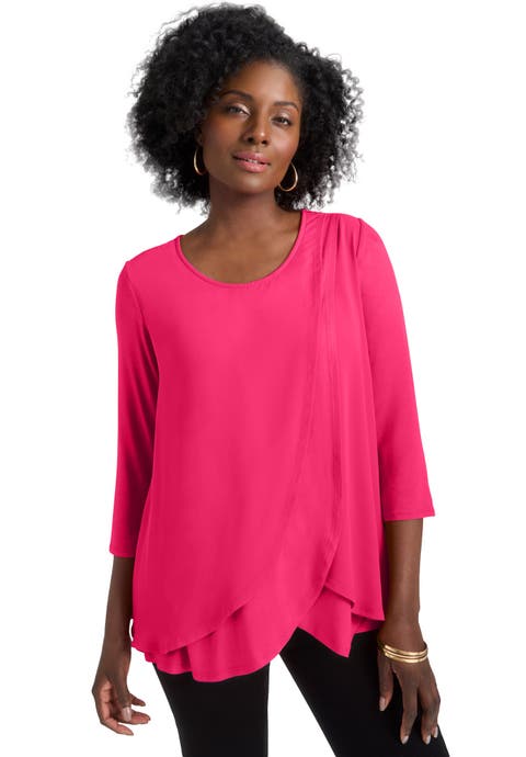 Double-Layer High-Low Tunic (Plus)