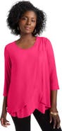 Jessica London Double-Layer High-Low Tunic