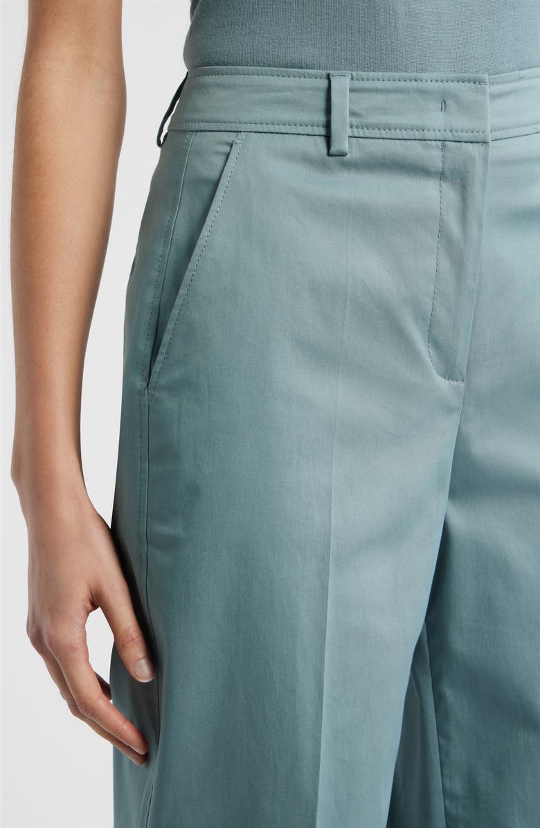 BOSS Tecarino2 Flat Front Ankle Pants, Alternate, color, Reef