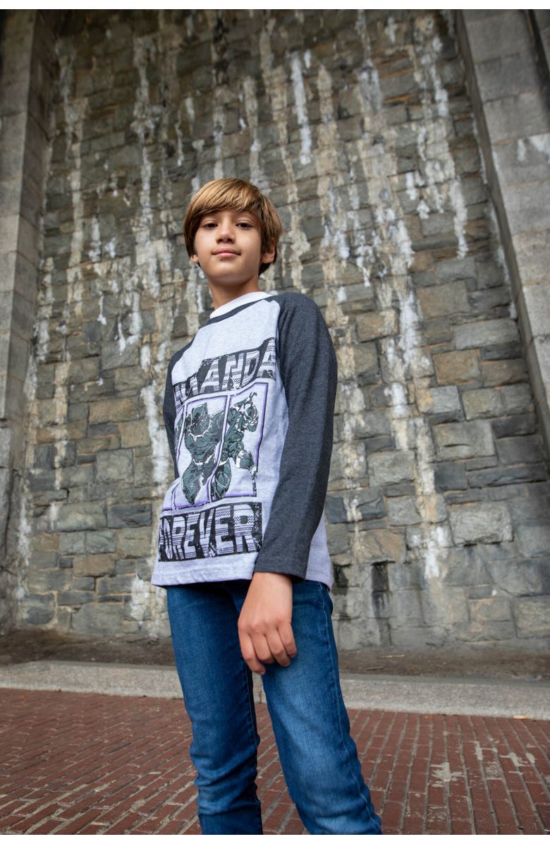 Marvel 2-Pack Long Sleeve T-Shirts, Alternate, color, Black Panther