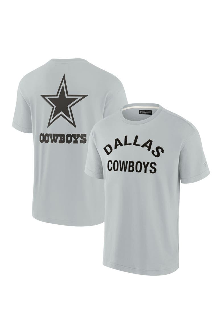 Unisex Fanatics Signature Gray Dallas Cowboys Elements Super Soft Short Sleeve T-Shirt, Main, color, Gray