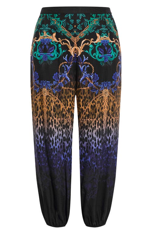 City Chic Savannah Decadence Pants In Multi