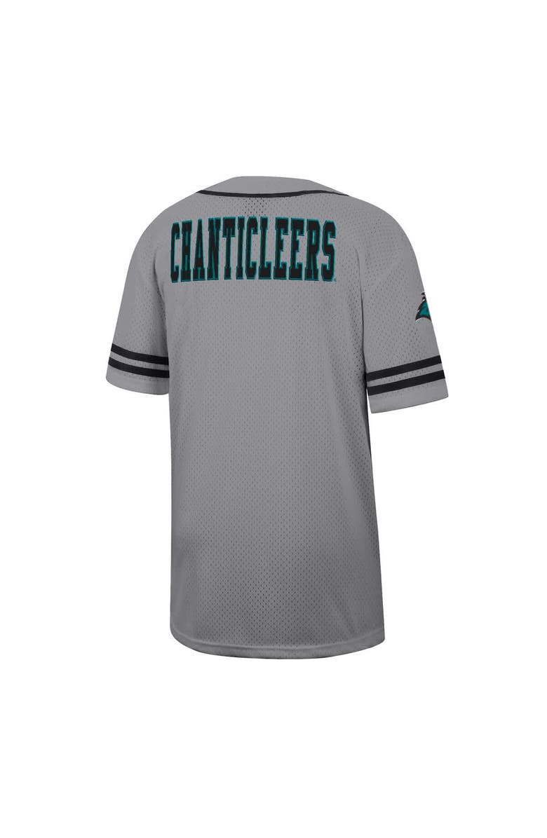 COLOSSEUM Men's Colosseum Gray Coastal Carolina Chanticleers Free Spirited Baseball Jersey, Alternate, color, Gray