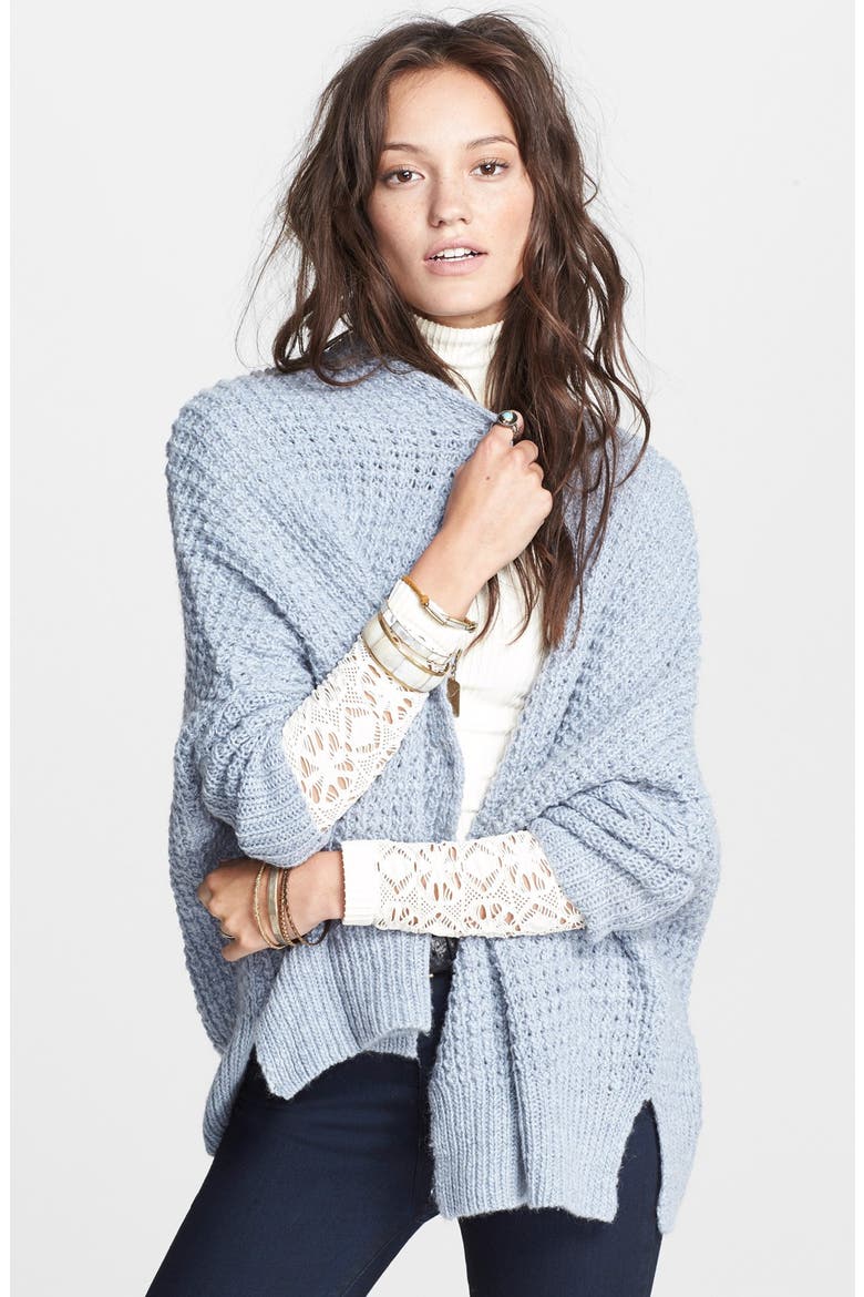 'Breeze' Cardigan, Main, color, RAIN BLUE