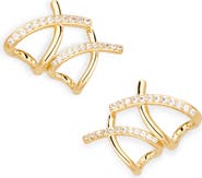 Nadri The Perfect Gift Double Cage Stud Earrings