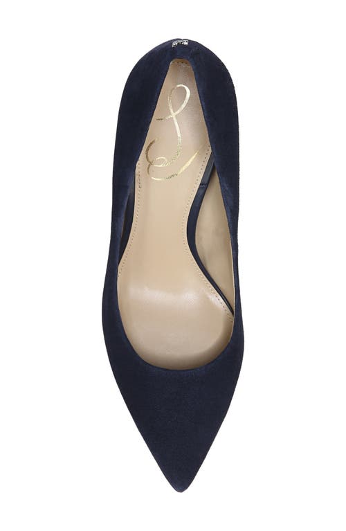 Sam Edelman Hazel Pointed Toe Pump In Blue