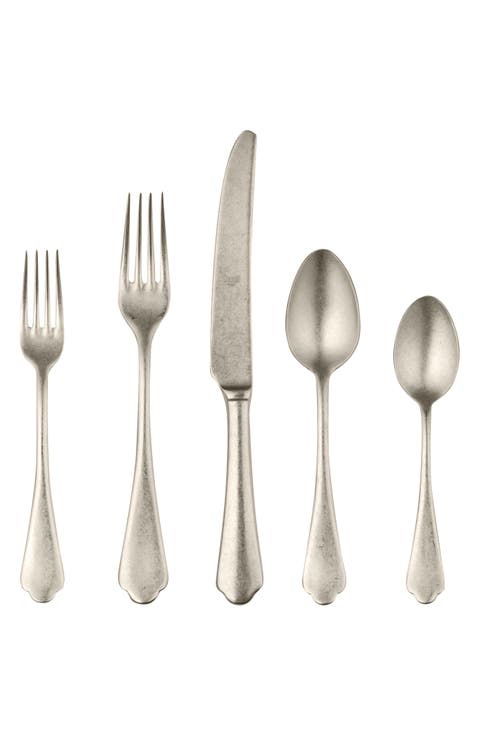 Dolce Vita Pewter 5-Piece Place Setting