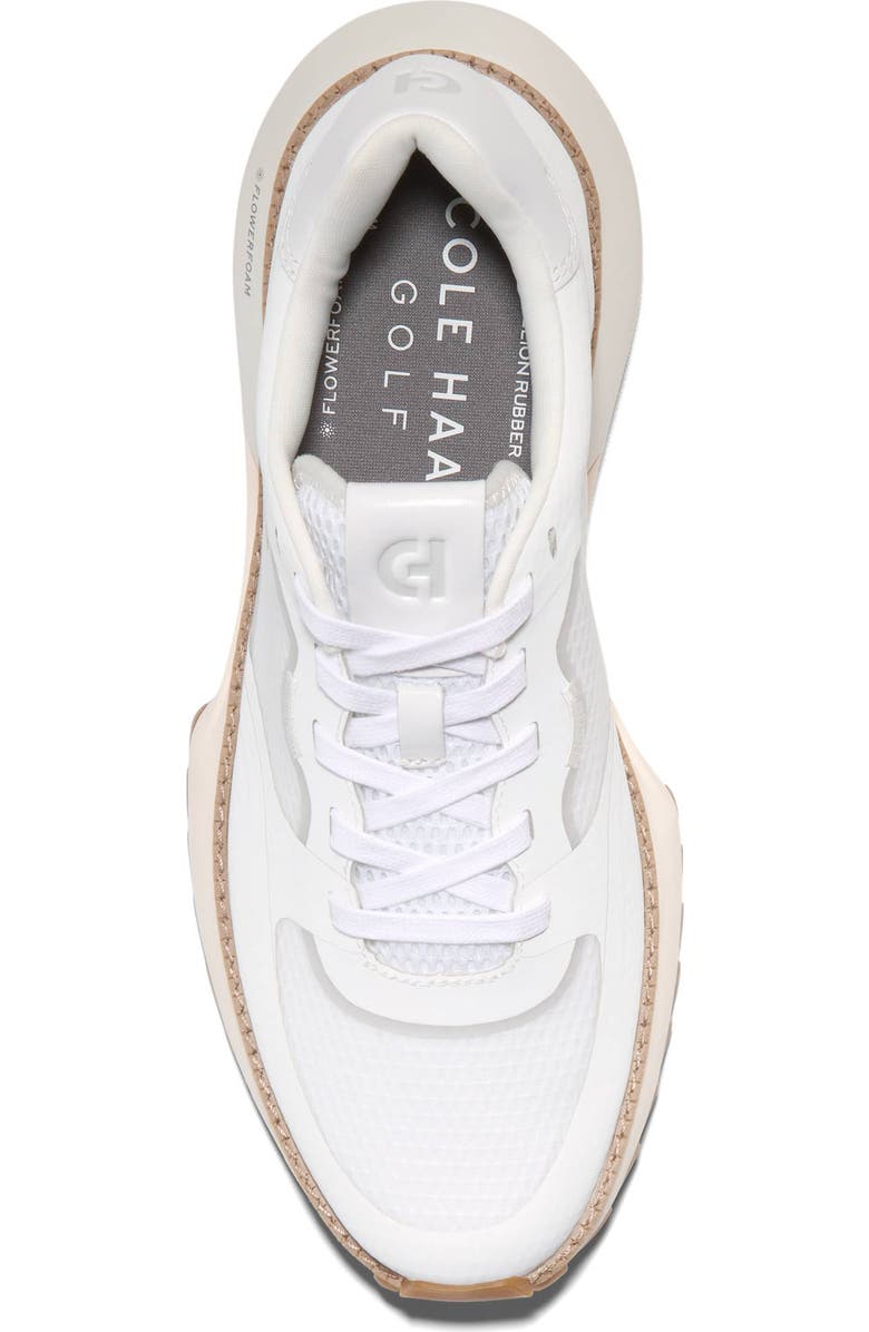 Cole Haan GrandPro Ashland II Golf Sneaker, Alternate, color, Optic White / Glacier Gray