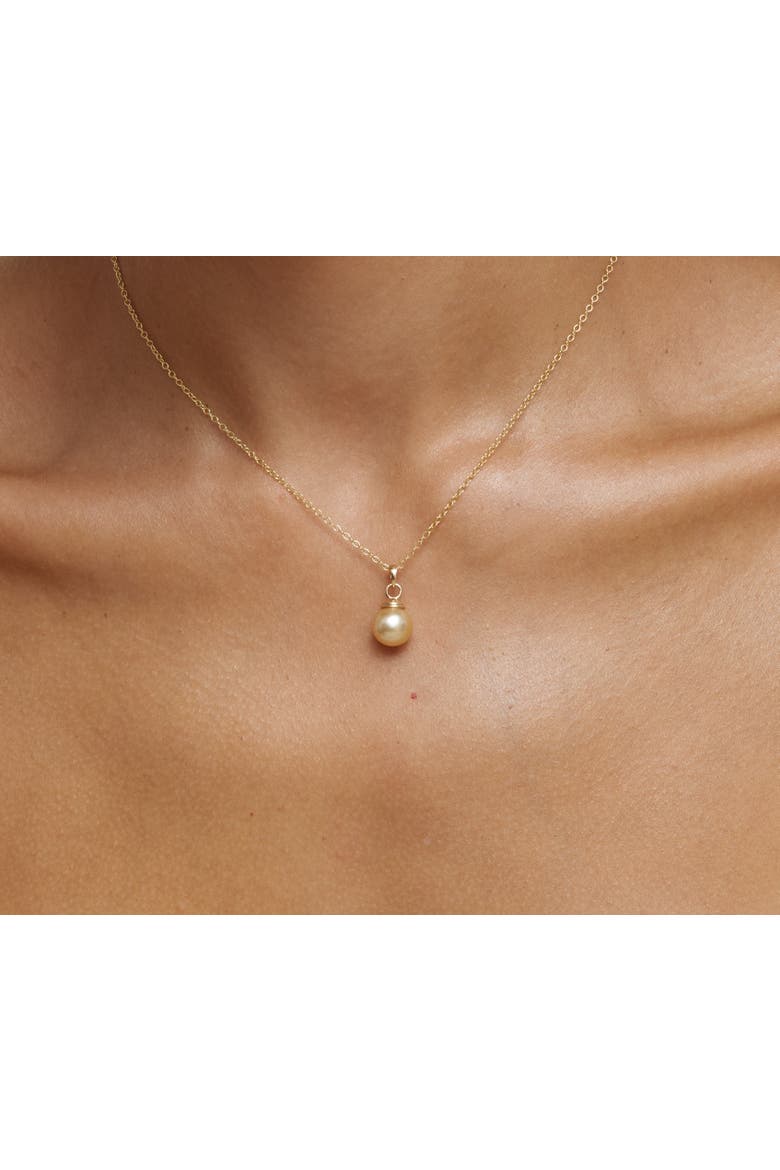 Golden South Sea Hope Pendant, Alternate, color, Golden Pearl