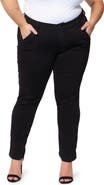 SLINK Jeans Mid Rise Cigarette Leg Jeans