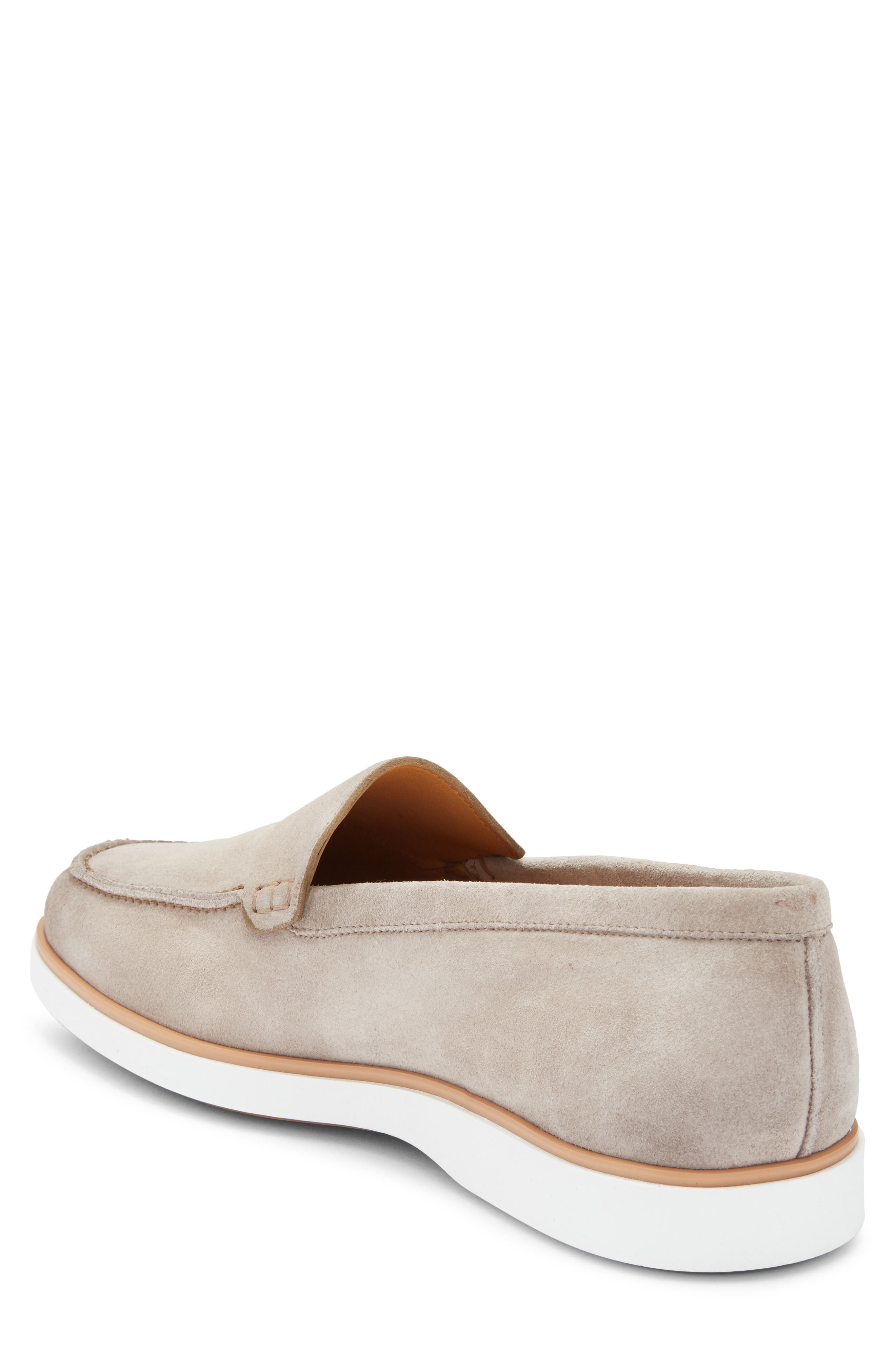 Magnanni Lourenco Waterproof Loafer, Alternate, color, Taupe