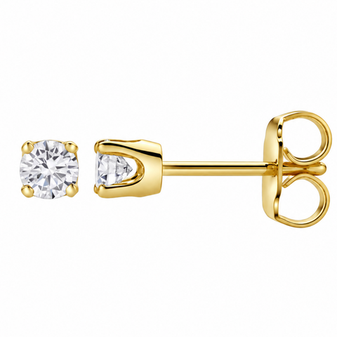 Seraph 14K Gold 0.60 Ct TW F VVS2 Lab Grown Round Diamond Stud Earrings