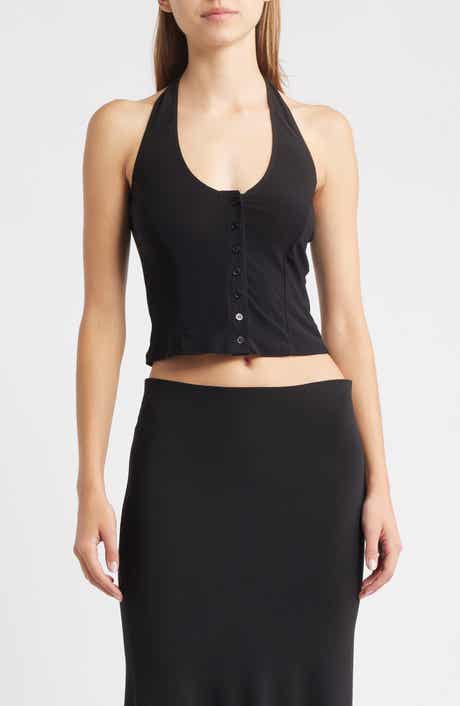 Bella Venice Mia Halter Crop Top