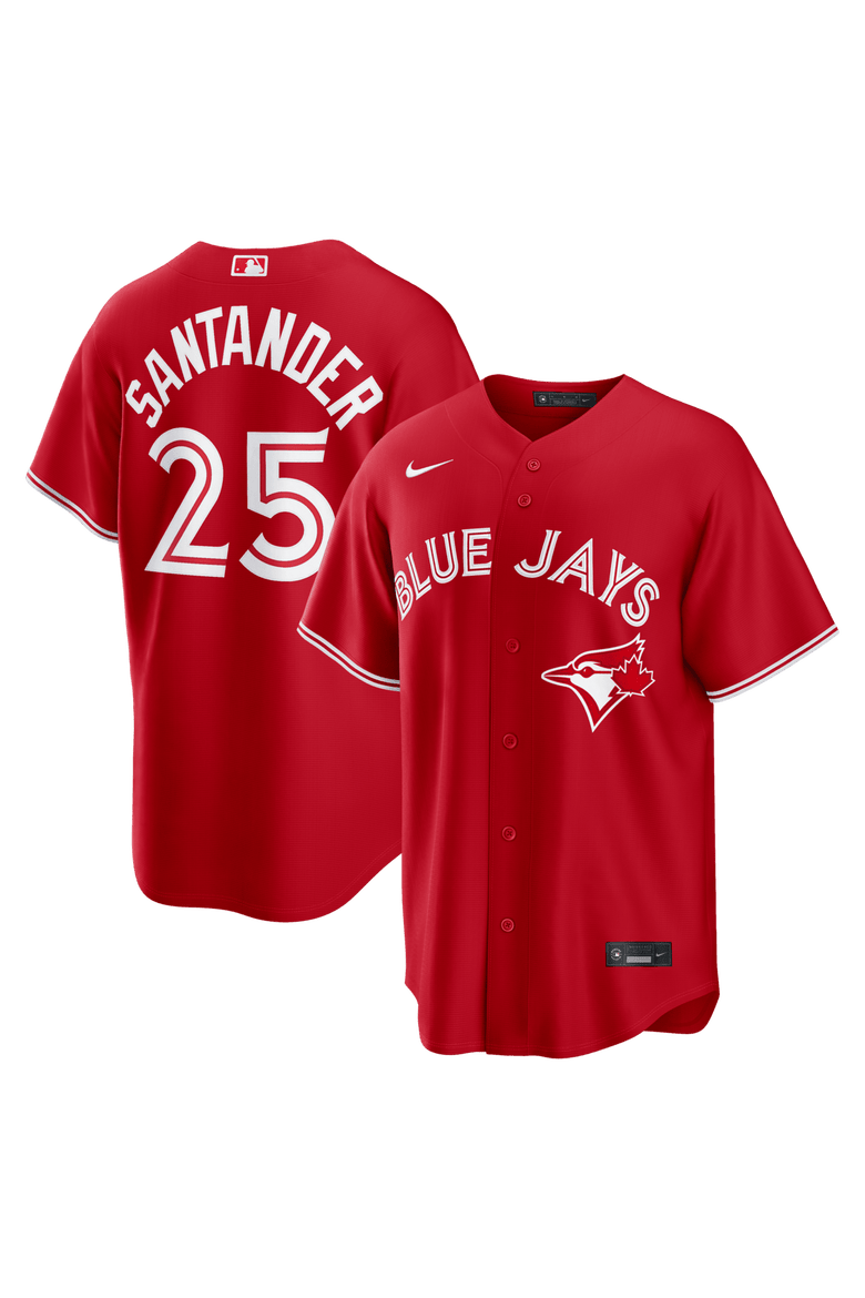 Men's Nike Anthony Santander Red Toronto Blue Jays Canada Day Replica Jersey, Main, color, Red