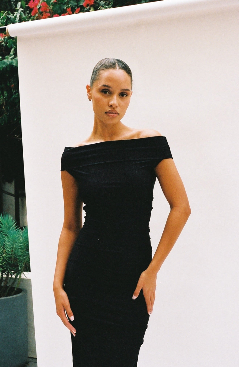 All My Love Charlie Dress, Alternate, color, Onyx