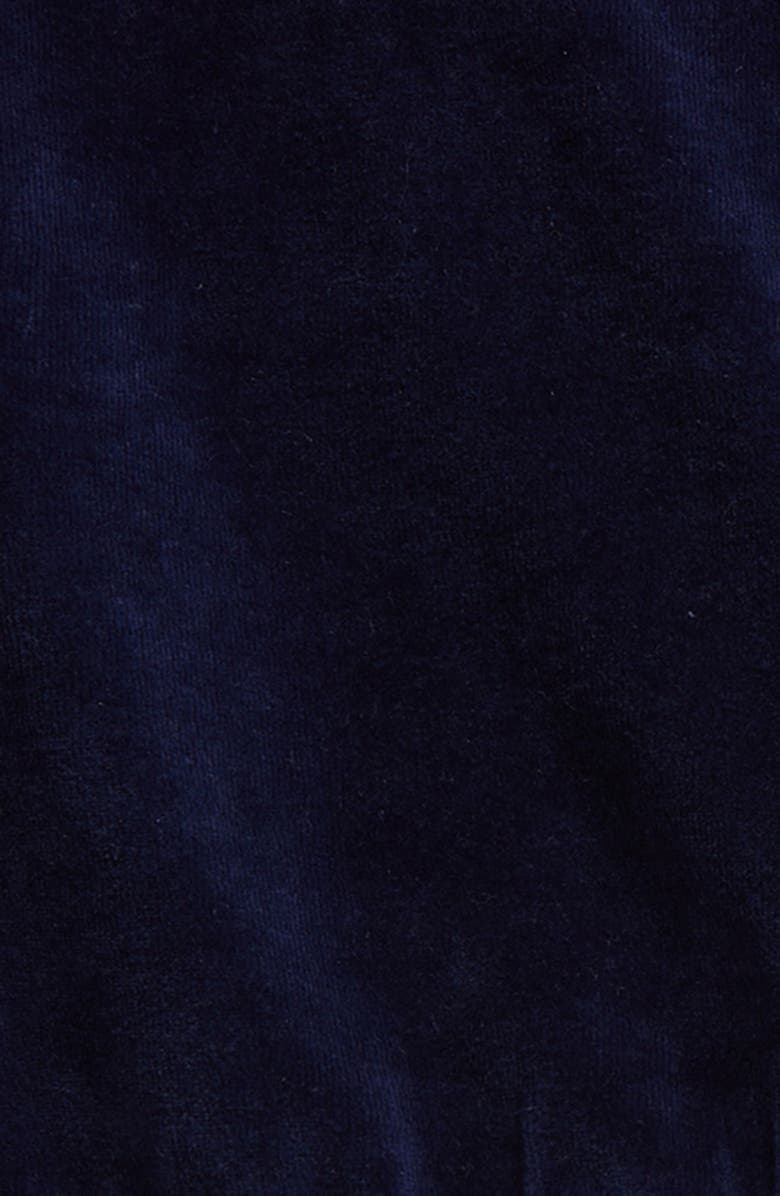 Nordstrom Velour Top & Joggers Set, Alternate, color, Navy Peacoat