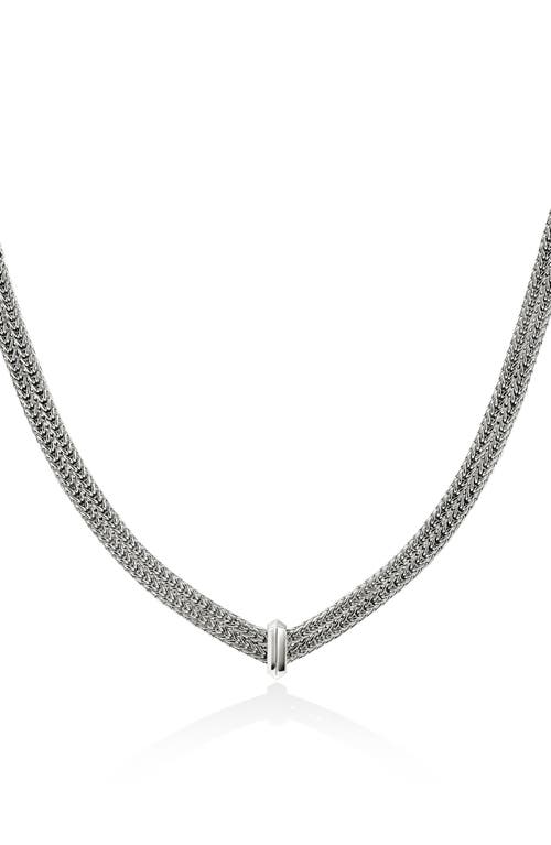 John Hardy Icon Link Pavé Diamond Necklace In Metallic