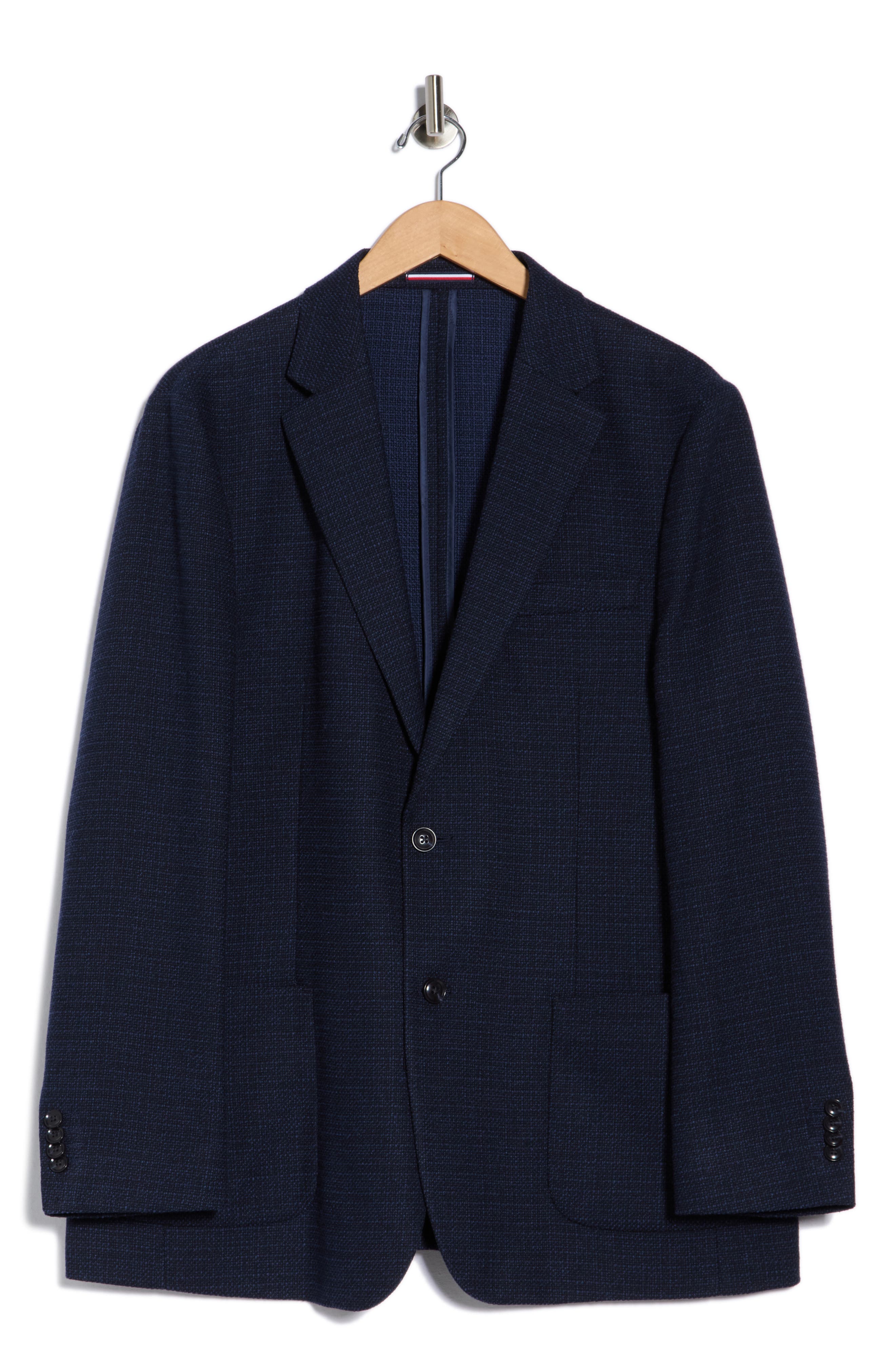 Tommy Hilfiger Notch Lapel Sport Coat In Multi