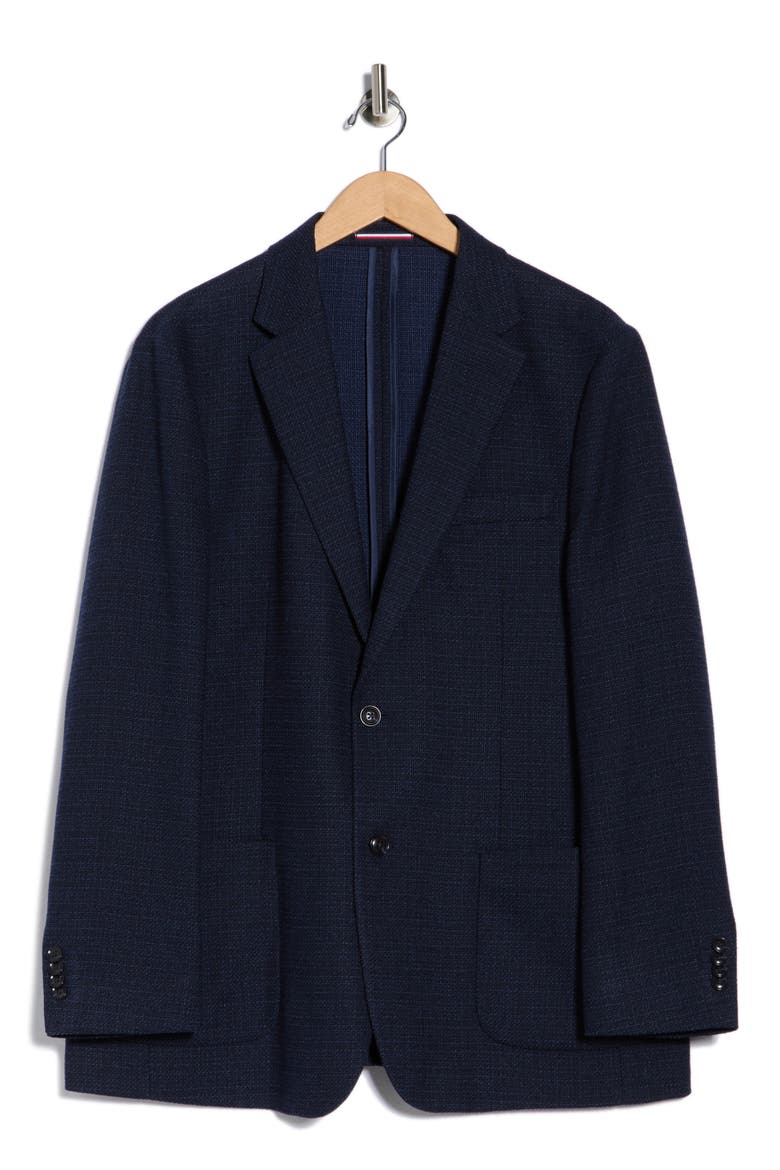Notch Lapel Sport Coat, Alternate, color, NAVY/ BLUE