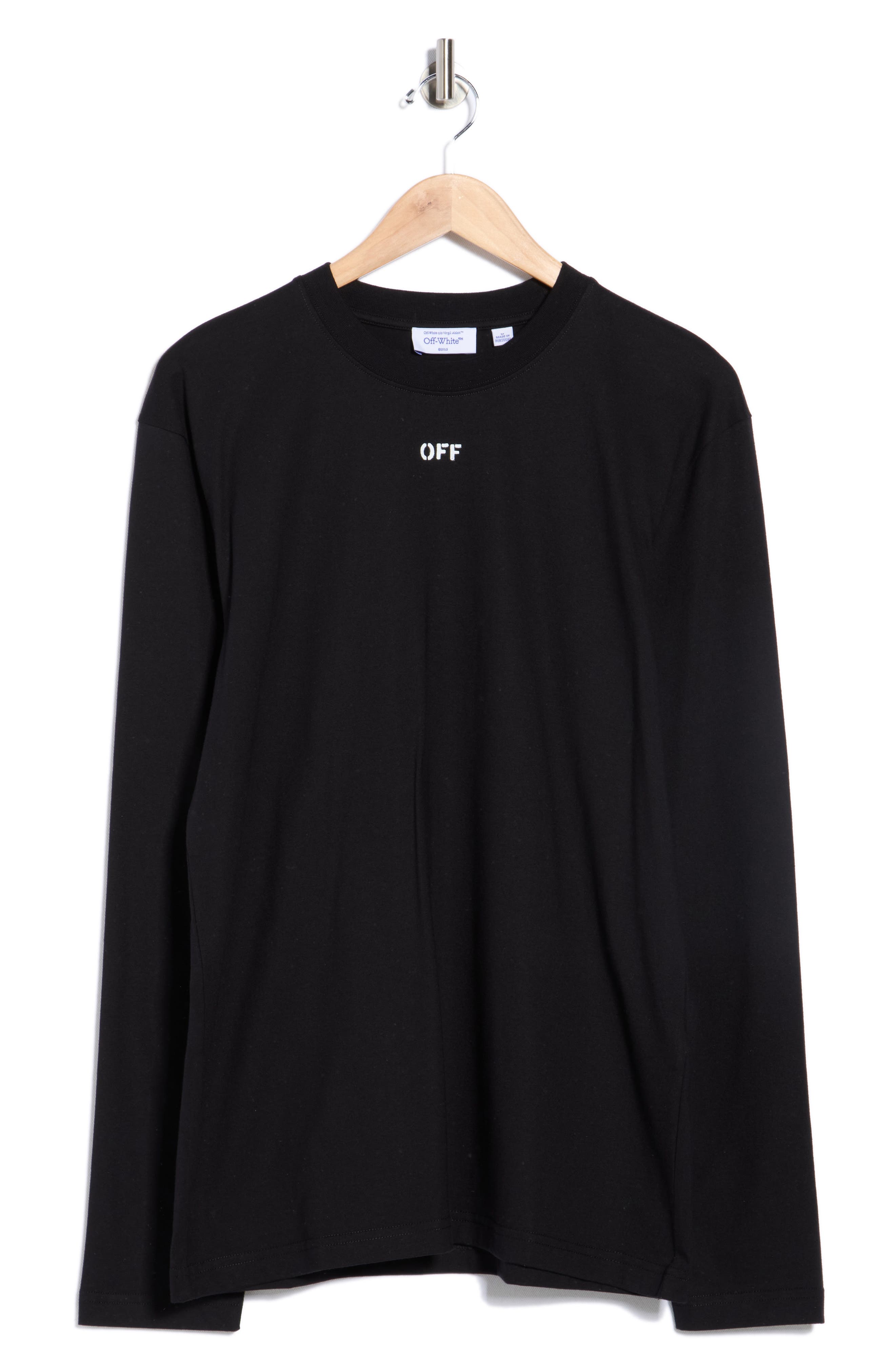 Off-White Brick Skate Long Sleeve Graphic T-Shirt