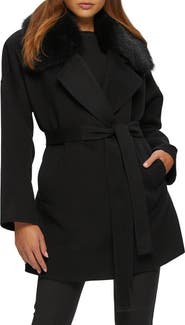GORSKI Loro Piana Wool And Cashmere Blend Belted Jacket With Detachable Toscana Trim