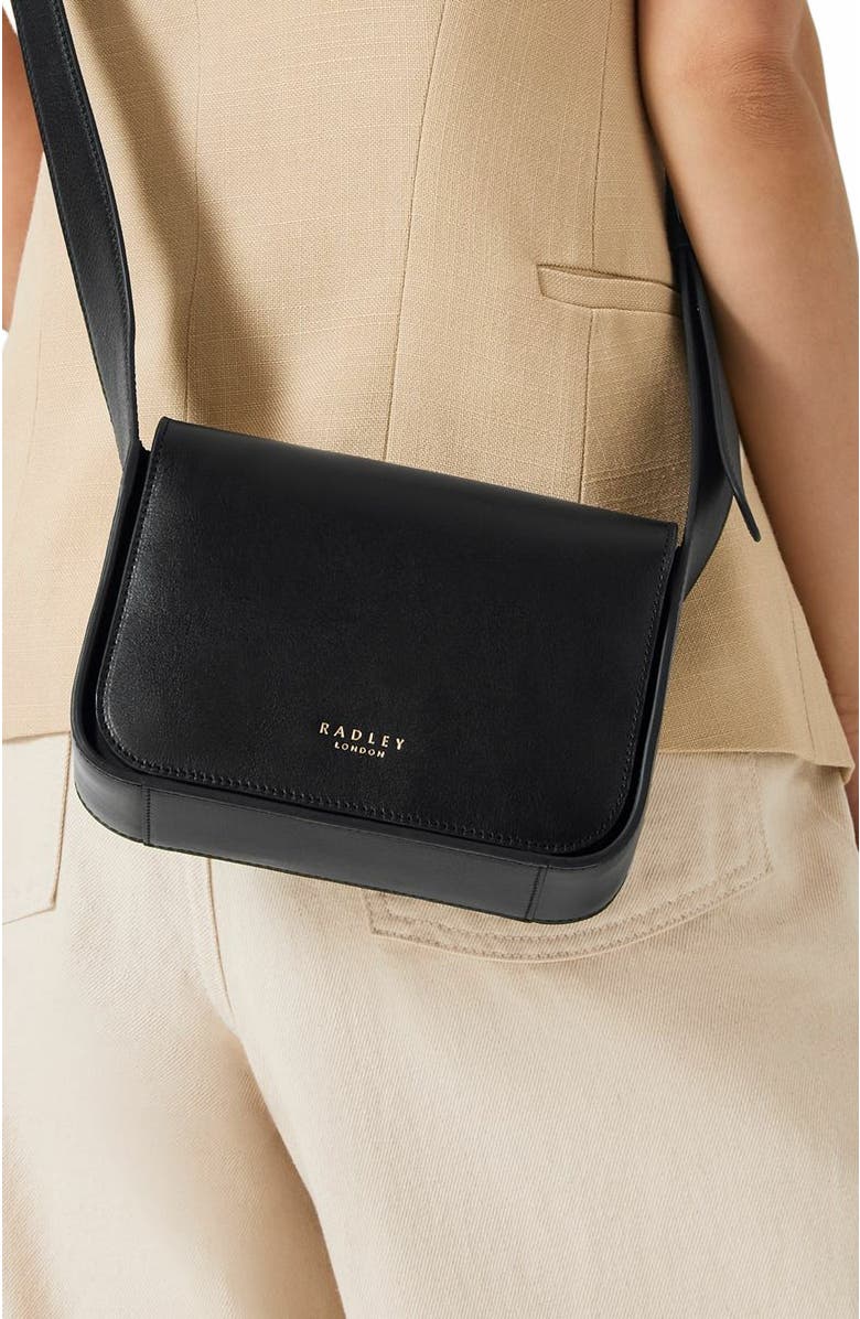Radley Westwell Lane Small Flapover Crossbody Bag, Alternate, color, Black