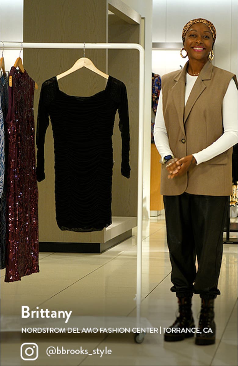 Dawn Off the Shoulder Long Sleeve Body-Con Dress, sales video thumbnail