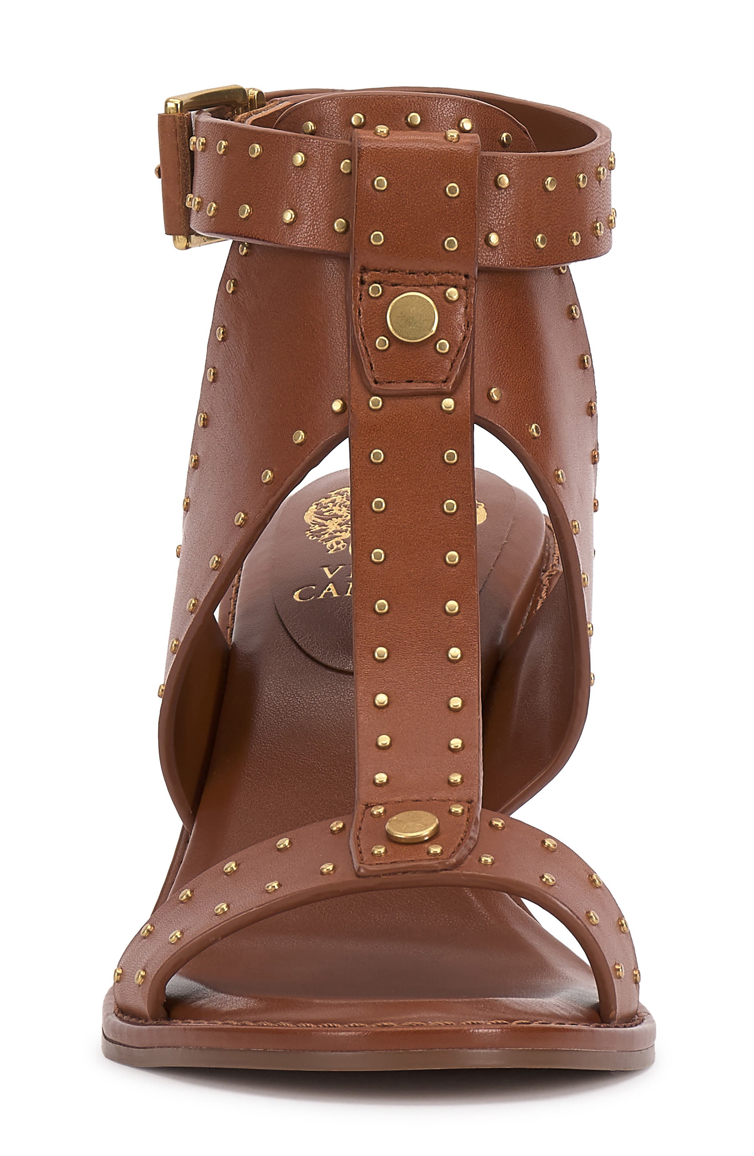 Vince Camuto Faunie T-Strap Sandal, Alternate, color, Whiskey