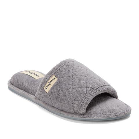 Beatrice Quilted Microfiber Terry Shower Slide Slipper (Women)