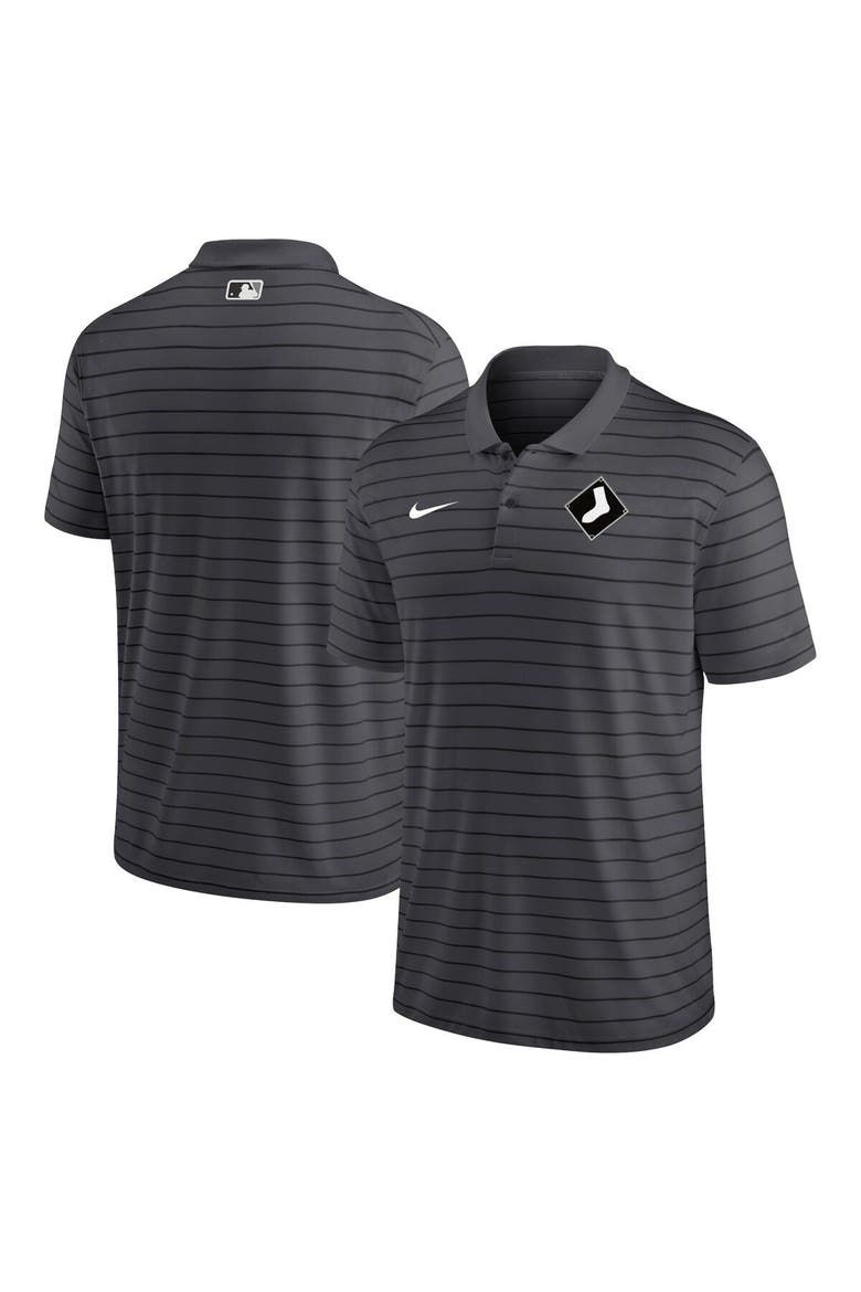 Men's Nike Charcoal Chicago White Sox City Connect Victory Performance Polo, Main, color, Charcoal