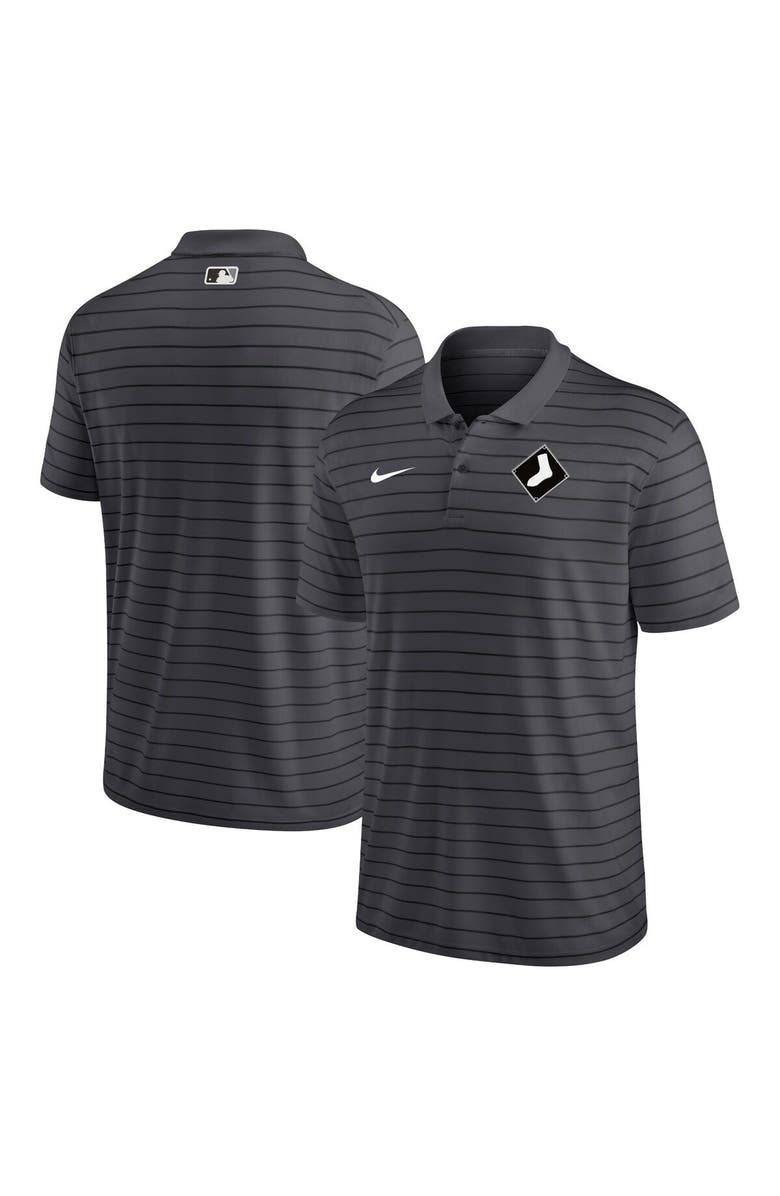 Nike Men's Nike Charcoal Chicago White Sox City Connect Victory Performance Polo, Main, color,