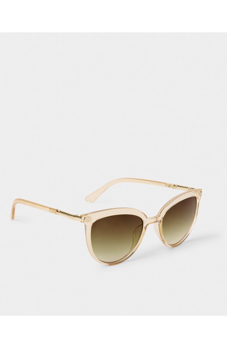 Katie Loxton Ravello Sunglasses in Nude Transparent, Main, color, Nude