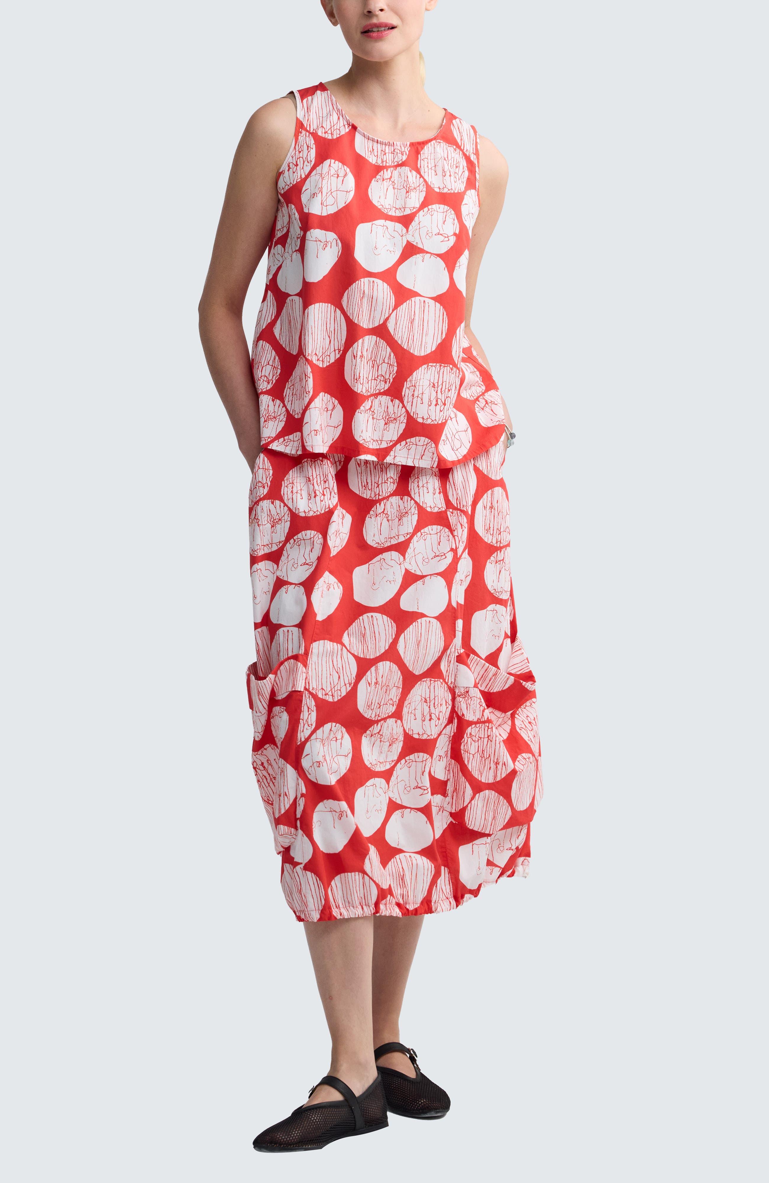 Alira Printed Poplin Balloon Skirt - image 4