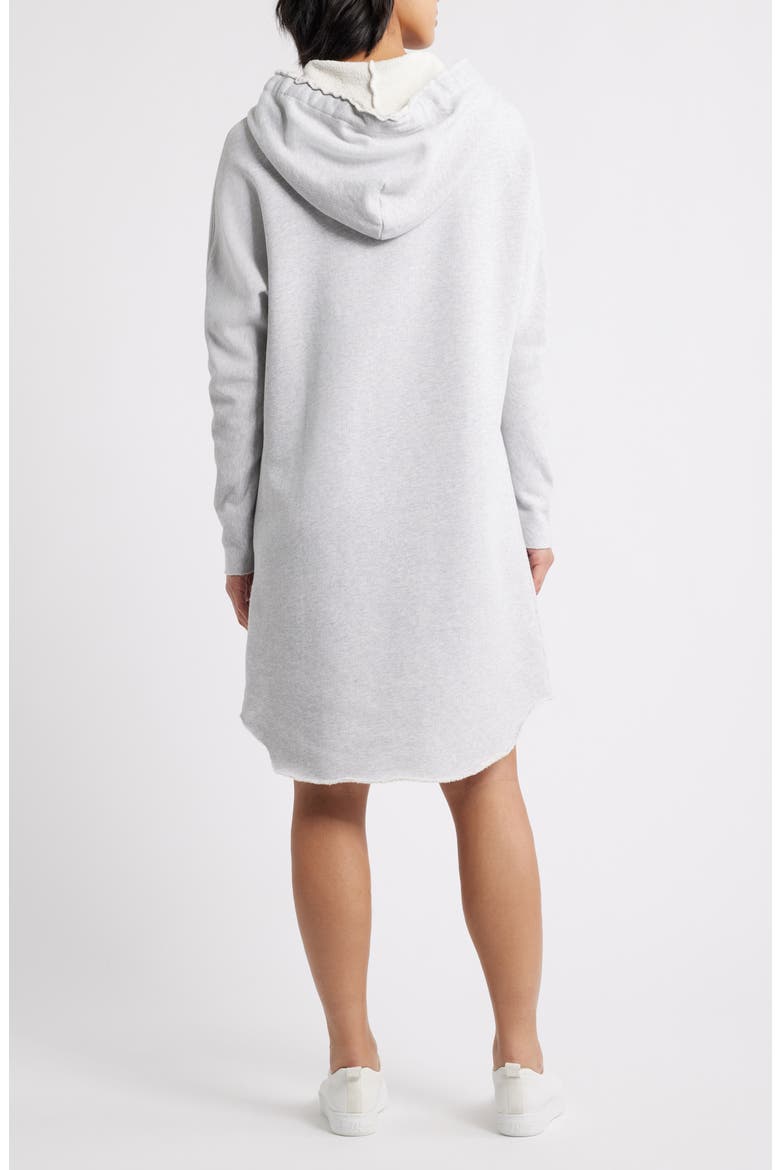 Mini James Hooded Sweater Dress, Alternate, color, GRAY MELANGE