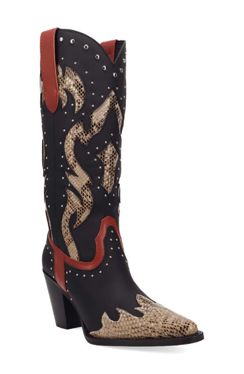 Untamed Genuine Calf Hair Western Boot