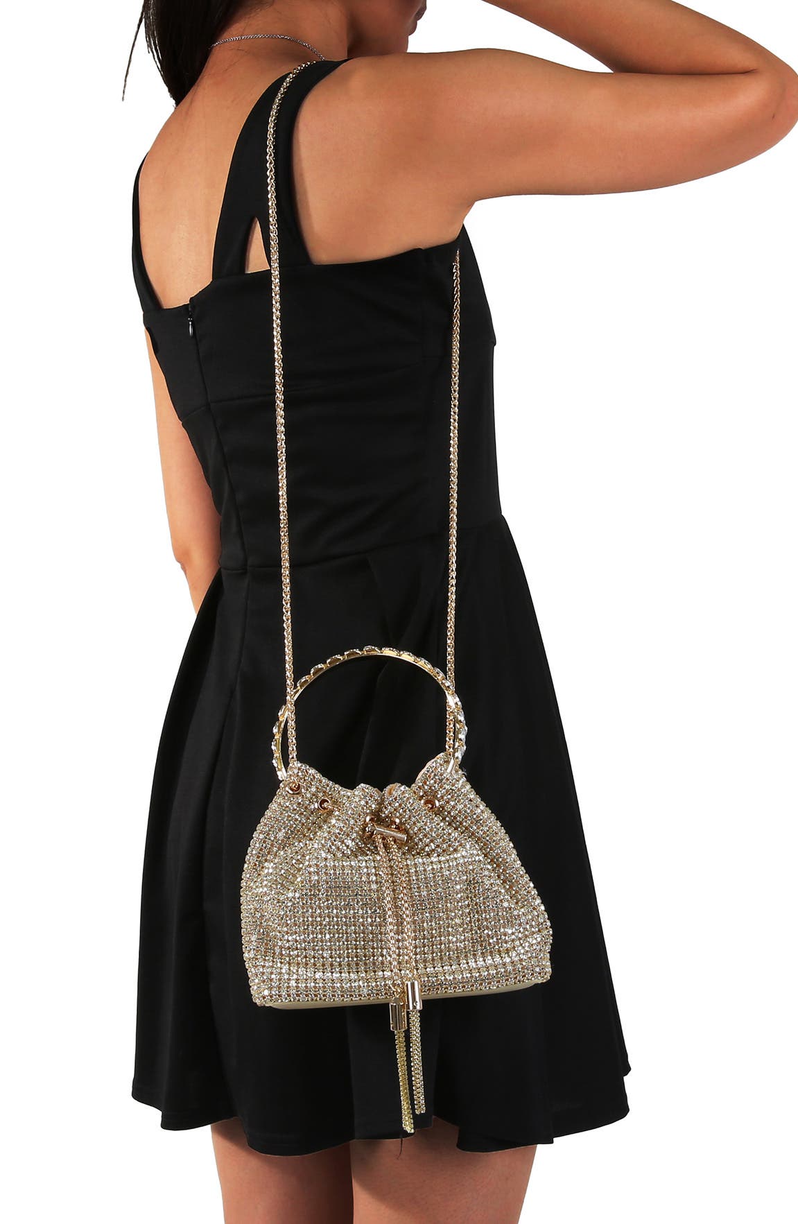 BERNESS Rhinestone Ring Handle Bag (Women) | Nordstromrack