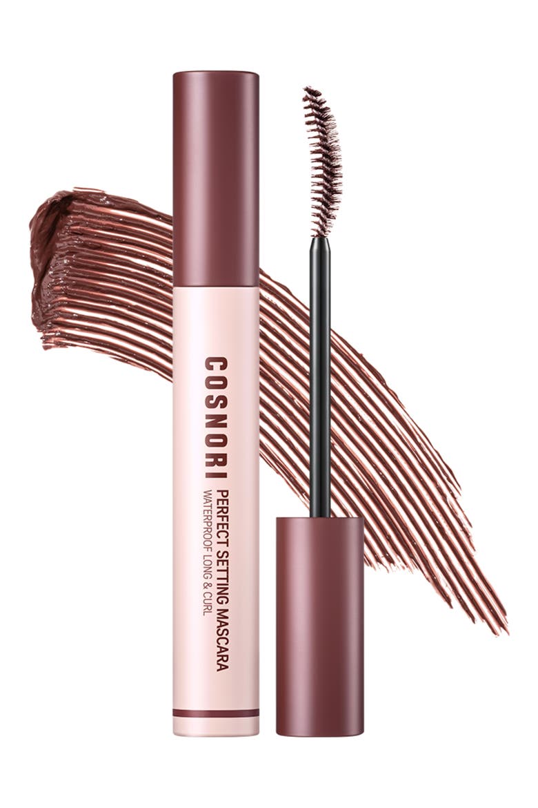 Perfect Setting Waterproof Long & Curl Mascara, Main, color, 03 ROSY BROWN