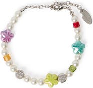 Off-White Women's Arrow Pearl & Beads Bracelet