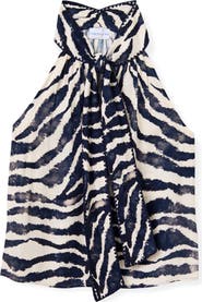 Cartolina Monroe Printed Halter Tank