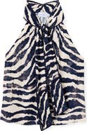 Cartolina Monroe Printed Halter Tank