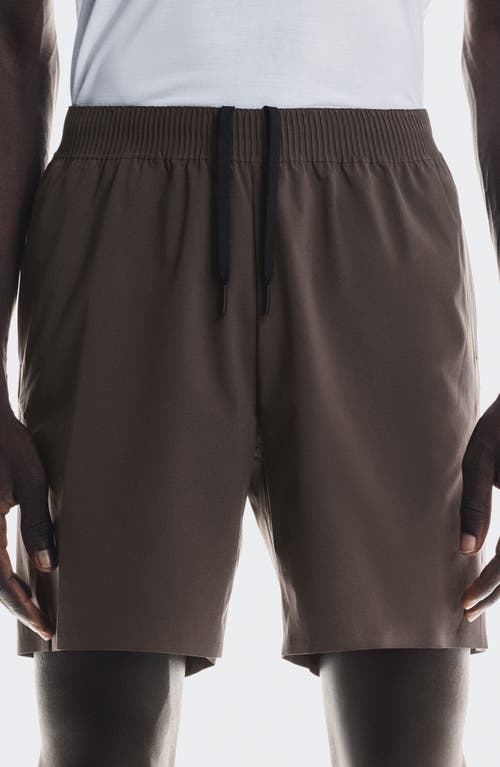 On Focus Stretch Running Shorts In Gray