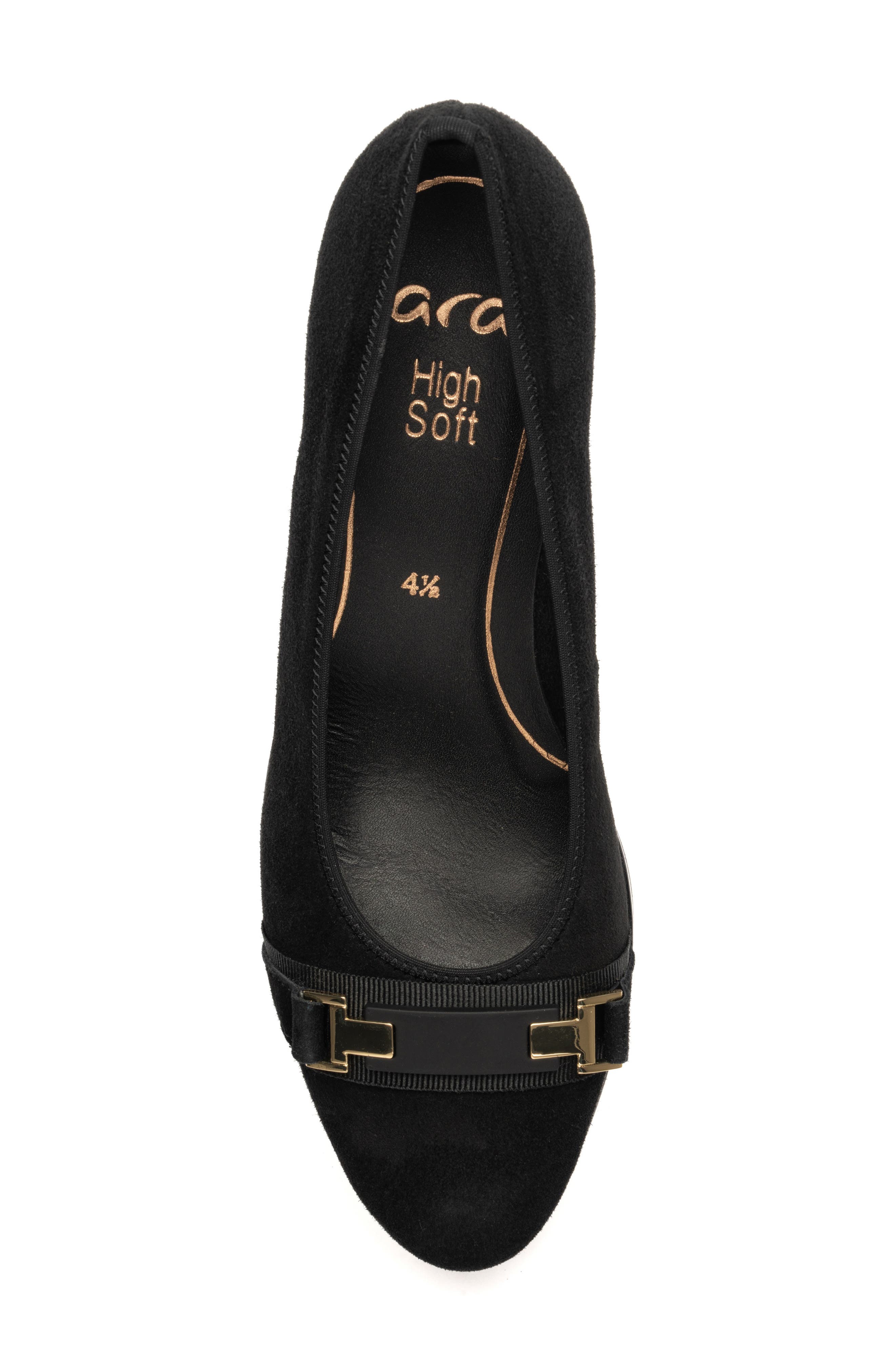 Ophelia Buckle Pump, Alternate, color, BLACK