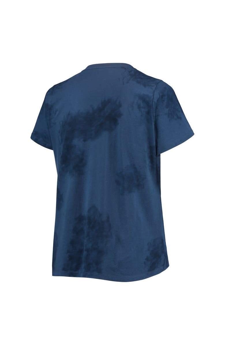 PROFILE Women's Navy Boston Red Sox Plus Size Cloud V-Neck T-Shirt, Alternate, color, 