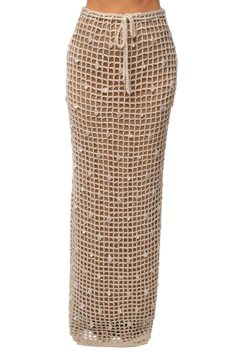 Pearl Shore Crochet Skirt