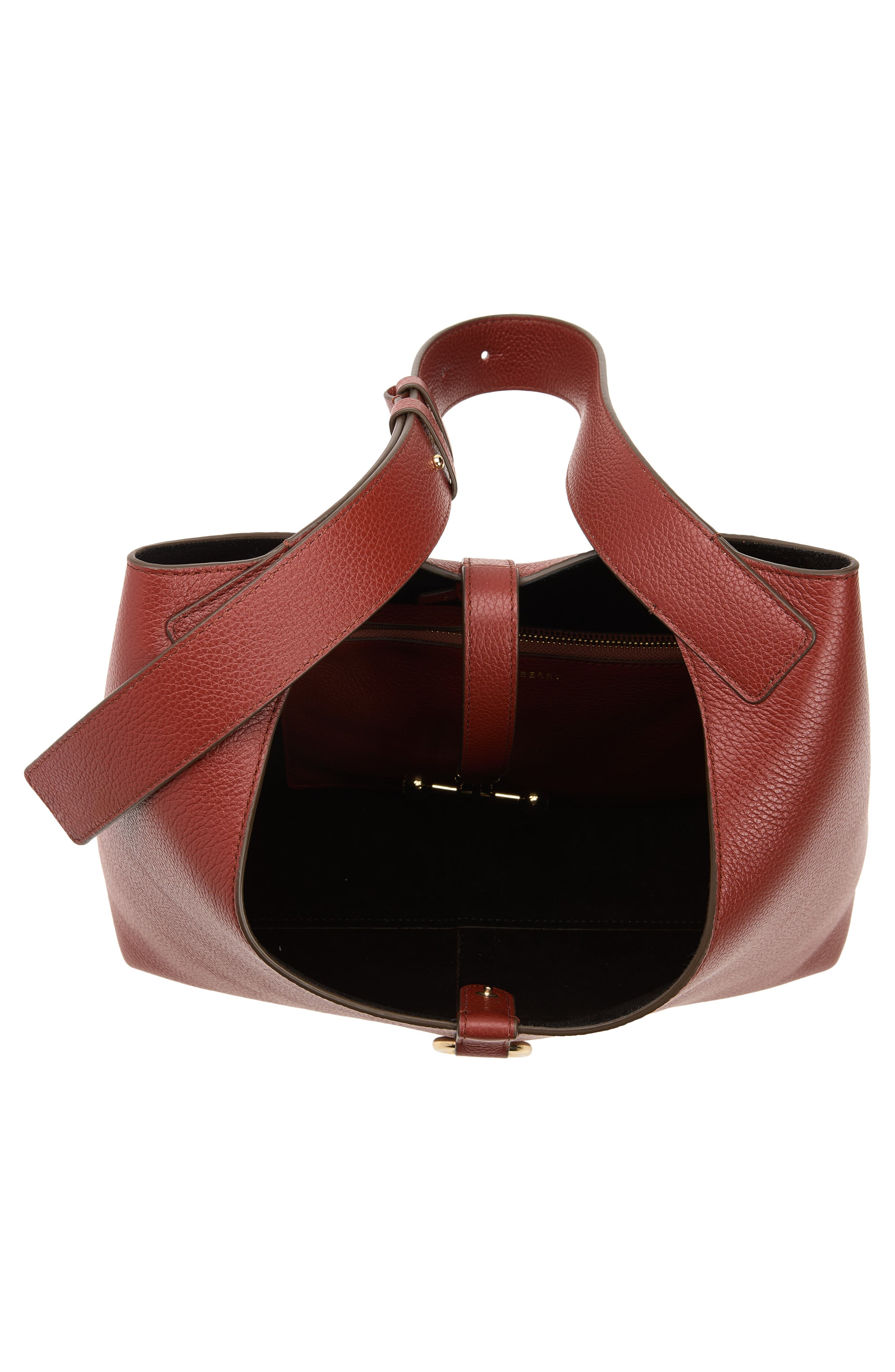Kite Leather Hobo Bag, Alternate, color, WALNUT