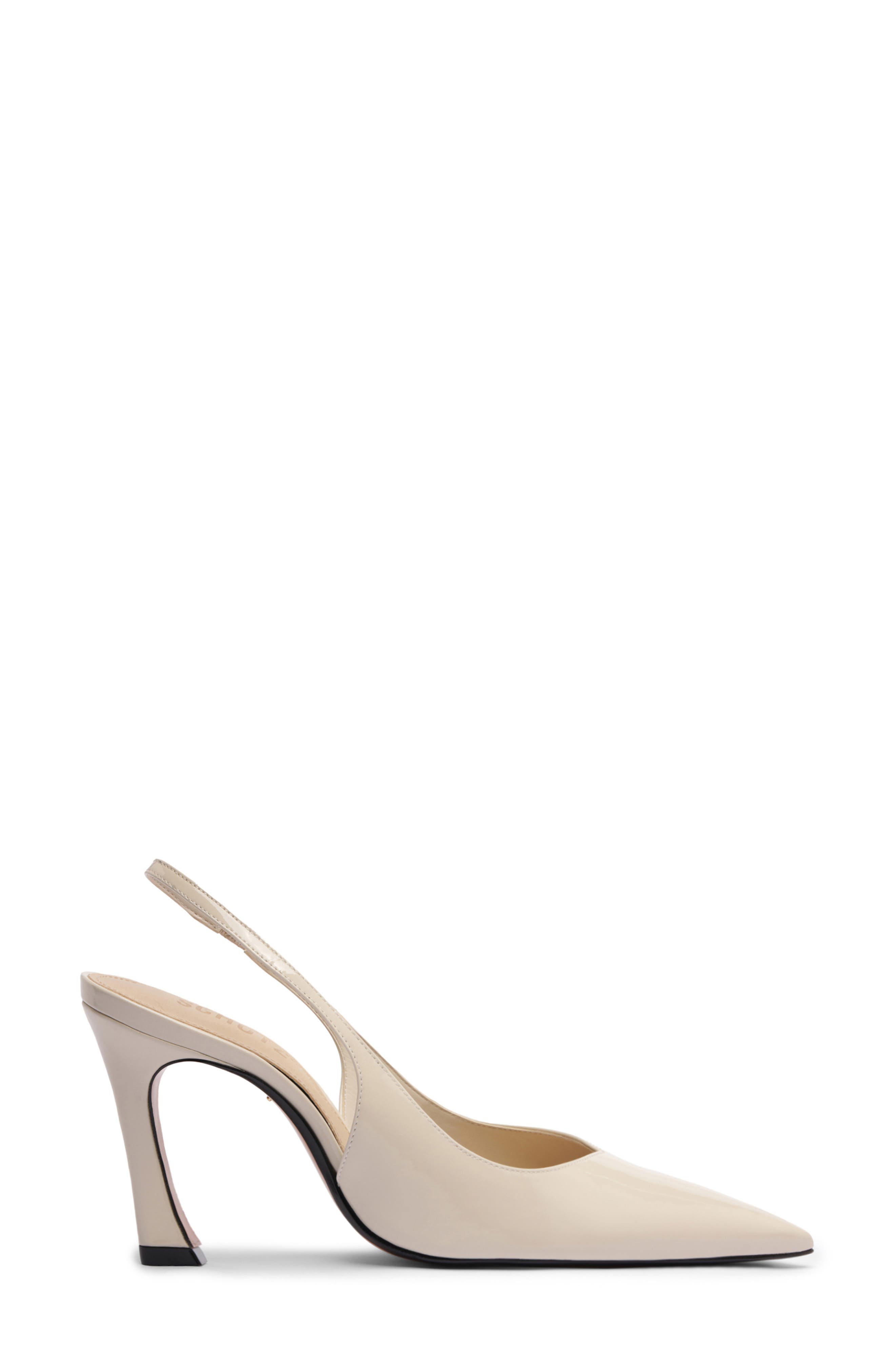 Lexi Pointed Toe Slingback Pump, Alternate, color, SUGAR WHITE