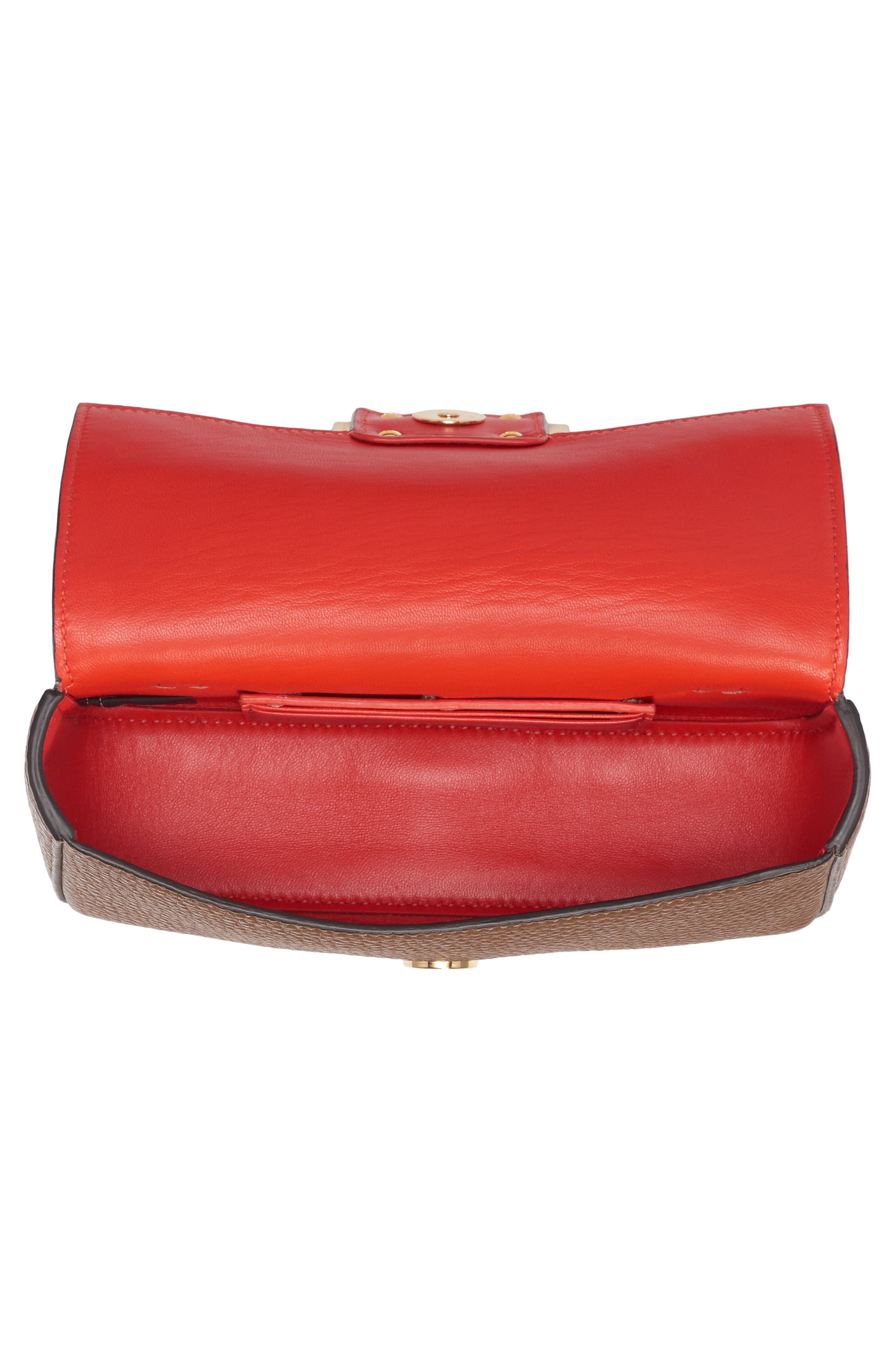 Fendi Leather Belt Bag, Alternate, color, 